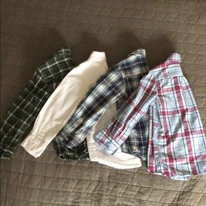 Lot of boys button downs, size 5T.